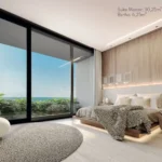 Suíte Master: 30,25 m². Banho: 6,25 m²