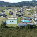 Vista do condomínio de cima