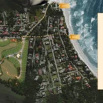 Distâncias e caminhos a té a praia. #0011