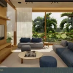 Casa Clareira. Estar superior. #0011