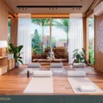 Casa Clareira. Sala de meditação. #0011