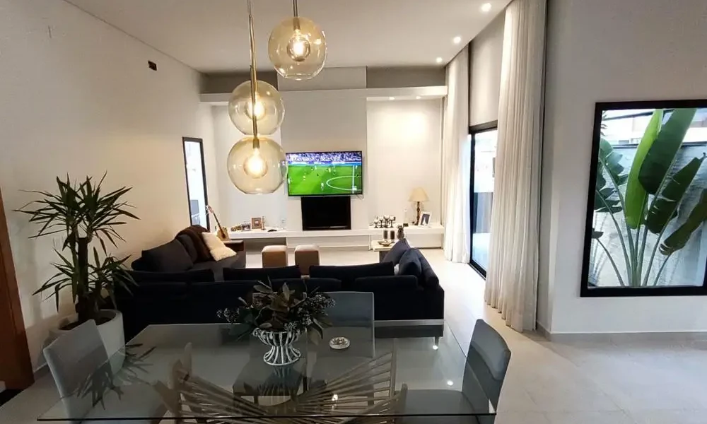 Sala de jantar + Sala de estar