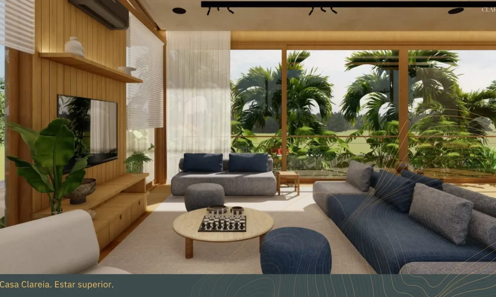 Casa Clareira. Estar superior. #0011