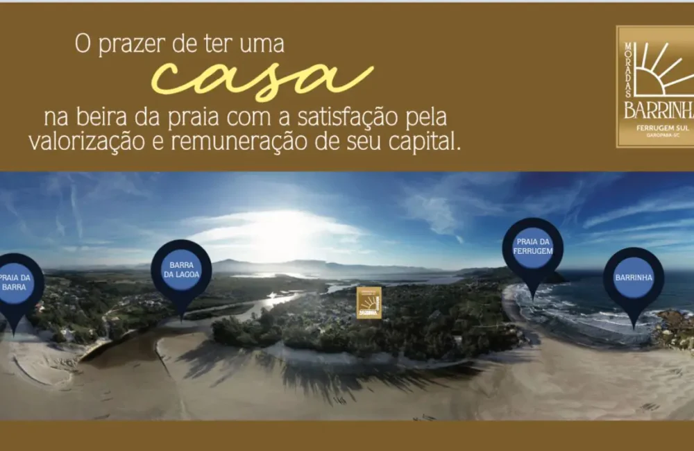 Condomínio ao lado da praia